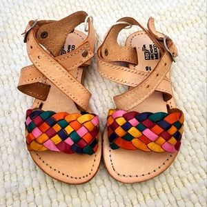Toddler Girls mexican chanclas